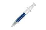 Spritzen-Textmarker Transparent blau