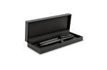 Ball pen and rollerball set Dallas in gift box Black