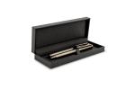 Ball pen and rollerball set Dallas in gift box Anthracite