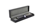 Metal ball pen and roller ball pen set in gift box Anthracite