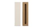 Stiftebox aus recyceltem Milchkarton, 1 Stift Beige