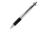 Ball pen 4 colours Silver/black