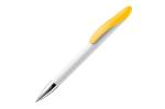 Speedy ball pen twist metal tip White/yellow