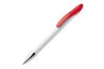 Speedy ball pen twist metal tip White/red