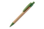 Ball pen bamboo with wheatstraw Green