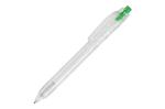 R-PET ball pen Transparent green