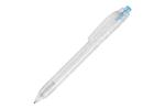 R-PET ball pen Transparent lightblue