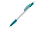 Cosmo ball pen rubber grip HC Turquoise/white