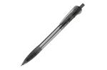 Cosmo ball pen transparent rubber round clip Transparent black