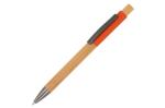 Ball pen Madrid bamboo Orange