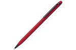 Kugelschreiber Stylus Metall gummiert Rot