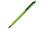 Slim stylus rubberised Light green