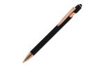 Ball pen Paris Deluxe Metal Rubberised Black