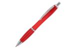 Ball pen Hawaii transparent Ocean Bound Plastic Transparent red