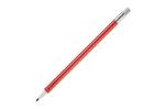 Illoc pencil transparent with eraser Transparent red