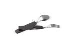 Foldable cutlery in multi-tool Black