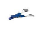 Foldable cutlery in multi-tool Aztec blue