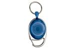 Namensschildhalter Transparent blau