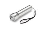 Taschenlampe mit Powerbank 2200mAh Silber