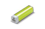 Powerbank transparent 2.200mAh Transparent green