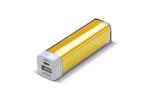 Powerbank transparent 2.200mAh Transparent yellow