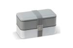 Lunchbox Bento with cutlery 1.25L Dark grey/white