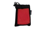 R-PET cooling towel 30x80cm Black/red