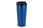 Thermo mug diamond pattern 450ml Aztec blue