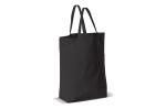 Carrier bag canvas 250g/m² 41x12x43cm Black