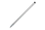 Long-life aluminum pencil with eraser Silver