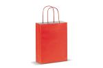 Kleine Papiertasche im Eco Look 120g/m² Rot