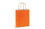 Kleine Papiertasche im Eco Look 120g/m² Orange