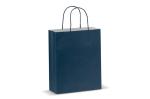 Mittlere Papiertasche im Eco Look 120g/m² Dunkelblau