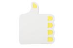 Adhesive notes Thumbs-up White/yellow