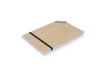 Notebook bamboo corner band A5 Nature