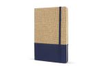 Notebook jute R-PET GRS Dark blue