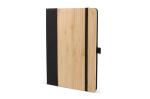 Notebook bamboo & R-PET A5 Black