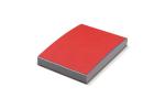 Noteblock recycled paper 150 sheets Red