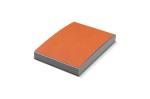 Notizbuch mit 150 Blatt Recyclingpapier Orange