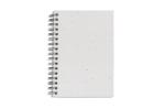 Seed paper spiral notebook White