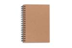 Seed paper spiral notebook Light brown