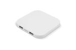 Wireless charging pad 5W with 2 USB ports White