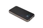 Powerbank wireless with highgloss surface 8.000mAh Black