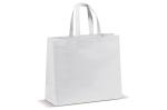 Carrier bag laminated non-woven large 105g/m² White