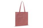 Einkaufstasche aus recycelter Baumwolle 38x42cm Rot