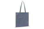 Shopping bag recycled cotton 38x42cm Aztec blue