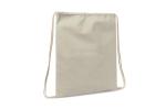 Drawstring bag cotton OEKO-TEX® 140g/m² 35x45cm Ecru