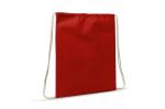 Drawstring bag cotton OEKO-TEX® 140g/m² 35x45cm Red