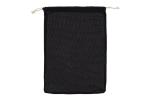 Reusable food bag OEKO-TEX® cotton 30x40cm Black