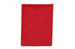 Wiederverwendbare Lebensmitteltasche OEKO-TEX® Baumwolle 30x40cm Rot